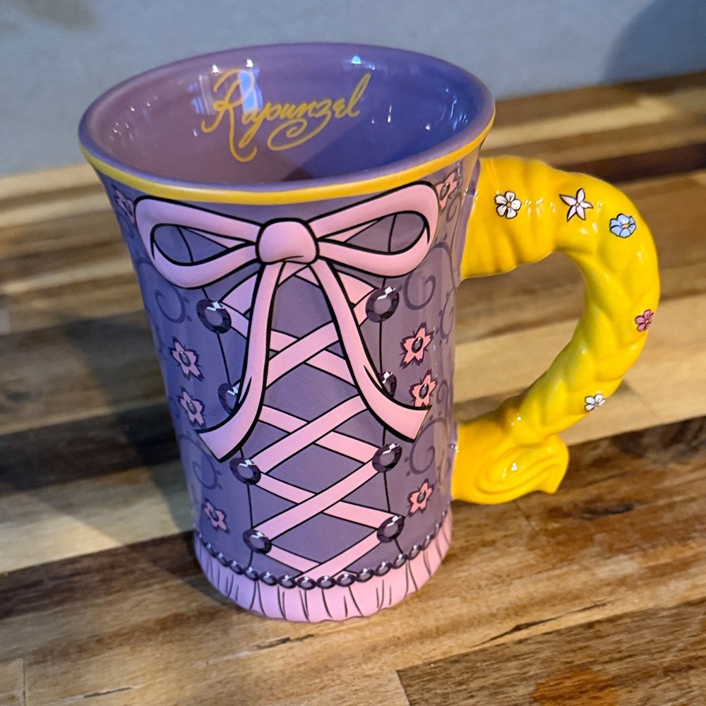 Disney Rapunzel Purple and Yellow Mug
